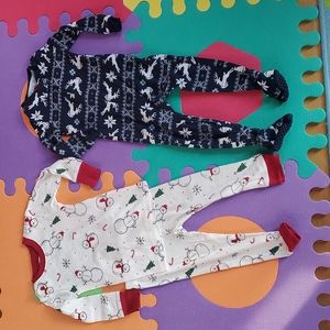 2 cute pjs size 12M